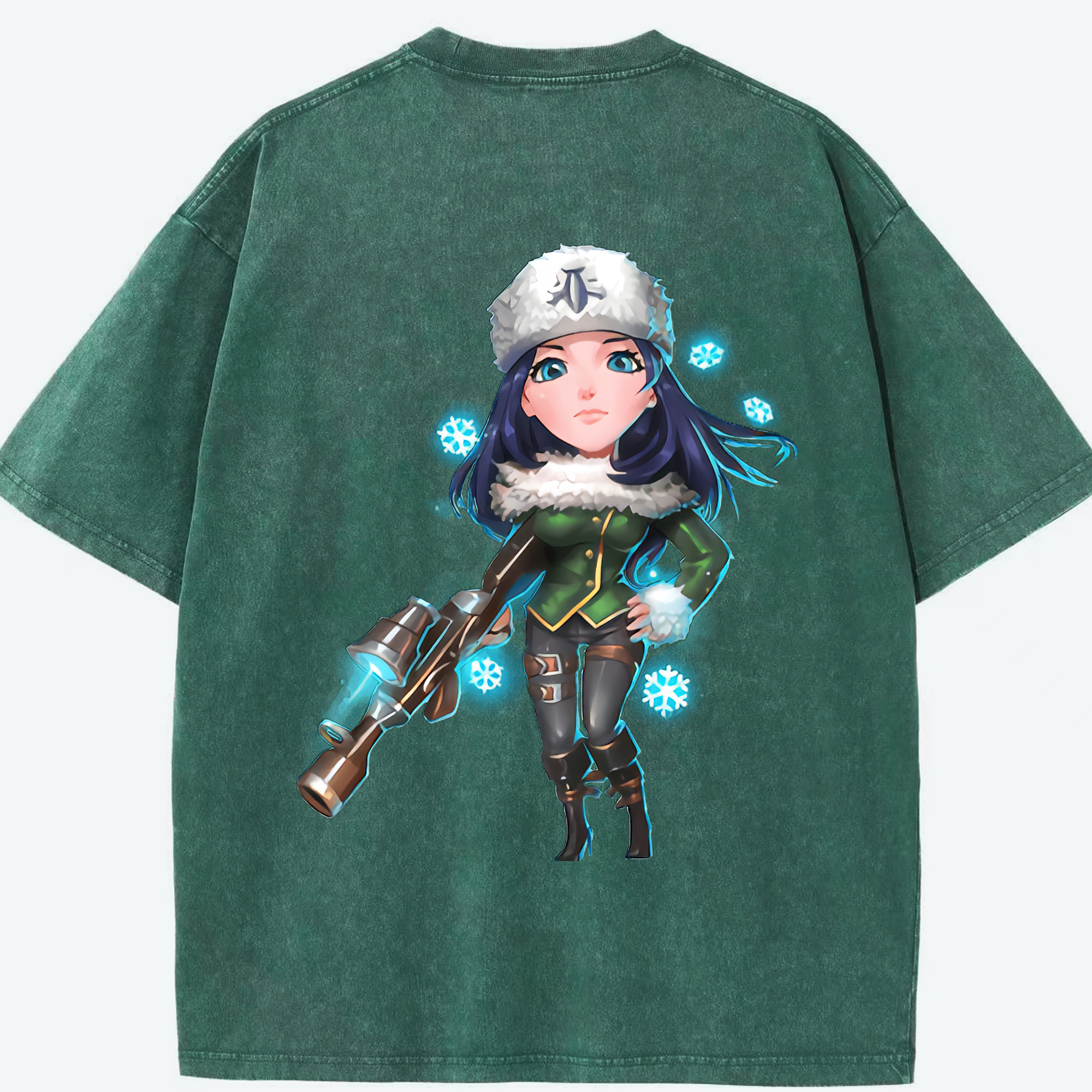 リーグ・オブ・レジェンド League of Legends LOL 綿100% ヴィンテージ風 半袖Tシャツ（背面プリント）
